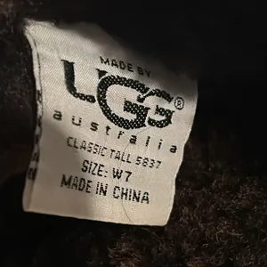UGG Australia Women's Suede Tall Chestnut Sheep Skin Leather Boots. Sz 7w. thumbnail 10