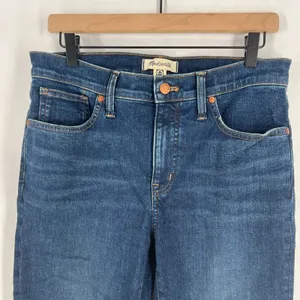 Madewell Skinny Jeans Womens 29 Blue Denim Cotton Mid Rise Medium‎ Wash thumbnail 2