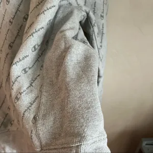 Champion Gray Reverse Weave All Over Logo‎ Pullover Sweater thumbnail 7