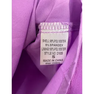 Miou Muse Purple Strapless Bow Back Mini Dress Size Small NWT Cocktail Party thumbnail 6