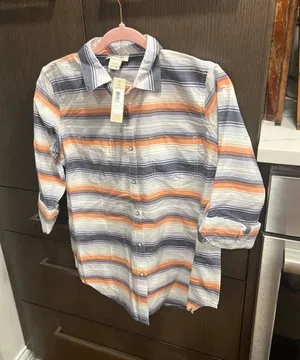 Ariat "Lady Luck"‎ striped western shirt nwt size small thumbnail 1