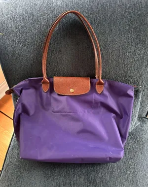 Large Longchamp Le Pliage Tote Purple thumbnail 1