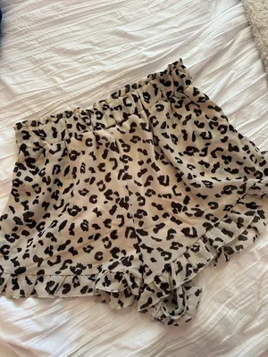 Harper Heritage Ruffle Cheetah Shorts thumbnail 2