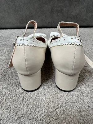 Women’s Chunky Heel Mary Jane Pumps Cute Bow Hearts Round Toe Size 10.5 NEW thumbnail 8