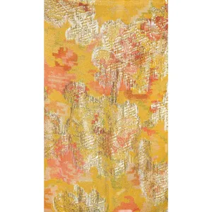 HEMANT AND NANDITA Nova Bodysuit in Mustard Multi X-Small New Womens Blouse Top thumbnail 5