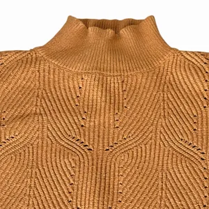 Lumiere Anthropologie Women's Size Large Cable Knit Sweater Cropped Long Sleeve thumbnail 2