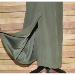 White Stag Ladies Green Faux Suede Sleeveless Maxi Dress Size L 12/14 90's Y2K thumbnail 9
