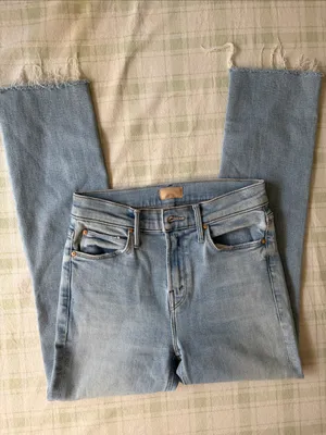Mother Light Wash Women's Jeans - Classic Straight Fit thumbnail 8