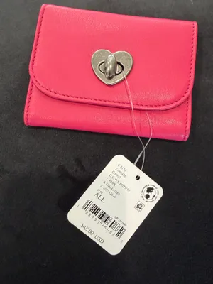 Free People pink lock it up wallet $48 nwt thumbnail 1