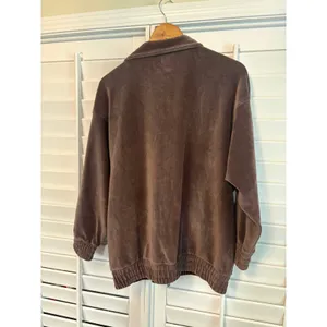 Offline Purple Velour Zip‎ Up Jacket Size Small thumbnail 2