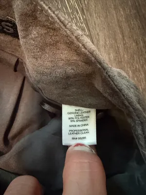 Express Suede Leather Panel Mini Skirt in Brown XS thumbnail 4