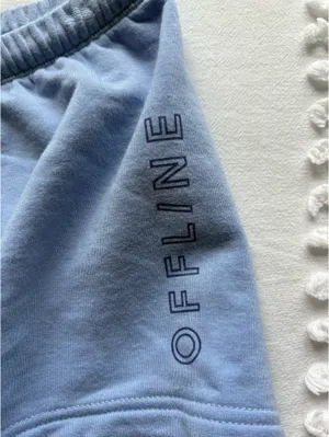 Aerie Baby Blue Sweat Shorts NWT thumbnail 6