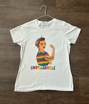 Pride tee White Size M thumbnail 1