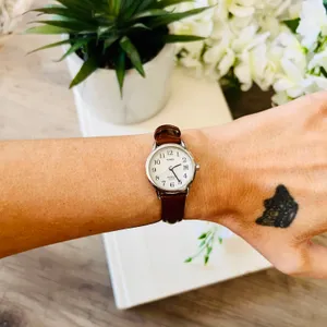 Timex Indiglo Brown Leather Watch thumbnail 13