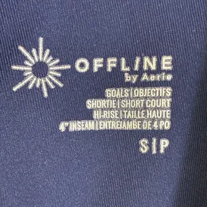 OFFLINE by Aerie Solid Biker Shorts Navy Blue Athletic Clean Girl Size S thumbnail 6