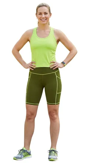 Jockey Performance Tank + 360 Stretch 9" Bike Short Set, S thumbnail 1
