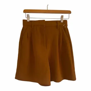 ✨Aritzia Wilfred The Effortless 7" Burnt Orange Sz 0 Shorts✨ thumbnail 3