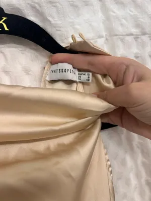 THATSSOFETCH Mini Gold Dress  thumbnail 4
