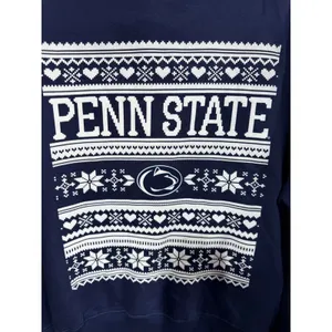 Pressbox NCAA Penn State Holiday Ugly Sweater XMas Christmas Collegiate Med Navy thumbnail 2