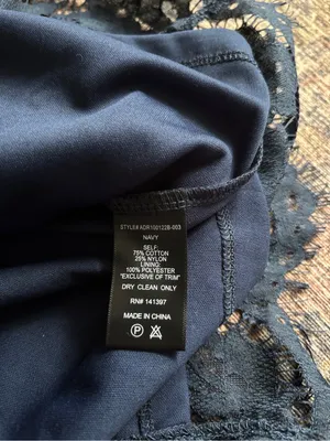 ASTR the Label Navy Lace Dress Size XS thumbnail 11