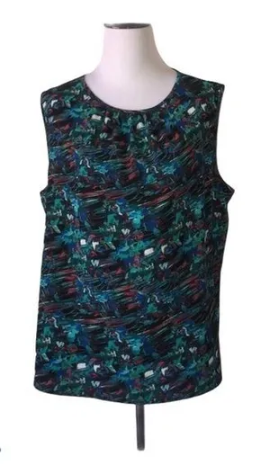 Tahari Arthur s Levine women’s large sleeveless blouse‎ thumbnail 1