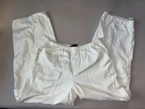 Forever 21 White Cargo Pants thumbnail 1