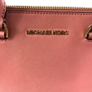 MICHAEL KORS Cindy Dome Satchel Saffiano Leather Bag Pink Classic Elegant Chic thumbnail 5