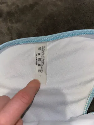 SheIn Baby Blue Swimsuit Bottom Size Large thumbnail 4