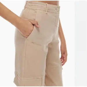 Aritzia Wilfred Free Maeve Tan Cargo Pants Baggy Relaxed Ankle Length 12 thumbnail 2