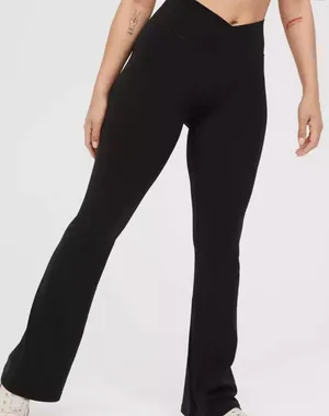 Aerie Flare Crossover Leggings thumbnail 1