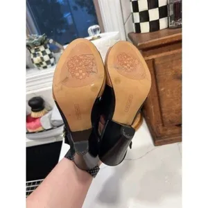 NEW Vince Camuto Leather Mars Nappa‎ BLACK brown Shoes 6 thumbnail 3