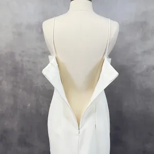 Feminine Lace Trim Slip Dress Size 5/6 Mini Sequin Bridal Romantic Cocktail‎ thumbnail 9