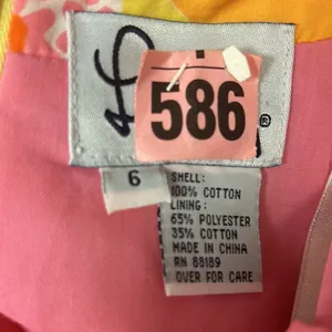 Lilly Pulitzer. Ladies Pina Colada Pineapple Cherry Print Strapless Dress size 6 thumbnail 5