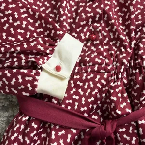 Sears The Shirtdress Dress Womens Medium Vintage 70s Peter Pan‎ Collar thumbnail 6