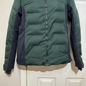 Salomon Stormcozy Puffer‎ Ski Snow Boarding with removable hood or fur trim L thumbnail 3