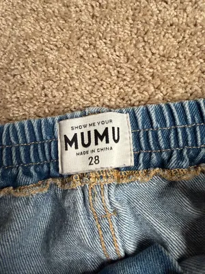 Show Me Your MuMu Sedona Straight Jeans Blue Haze Size‎ 28 thumbnail 3
