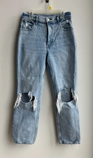 Abercrombie & Fitch Straight Leg Jeans Size 26 EXTRA SHORT thumbnail 1