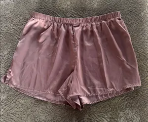 Stars Above Gold Satin Pajama Shorts thumbnail 1