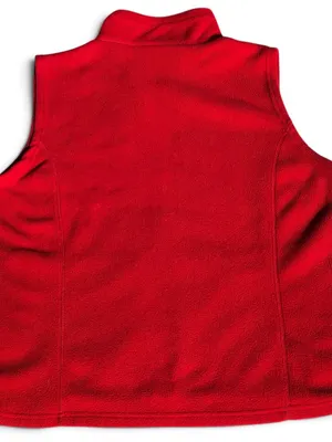 Michigan Tech Red Women's Fleece Vest - Sleeveless Zip Front thumbnail 9