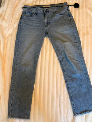 Madewell Midrise Cropped Jeans, 28 thumbnail 1