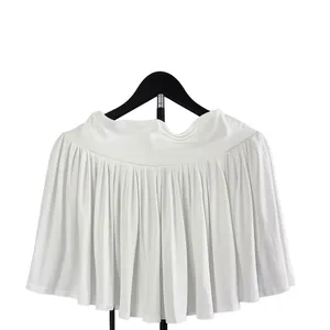 Halara White Pleated 2-in-1 Tennis Skirt Skort with‎ Pocket Size Medium NWT thumbnail 2