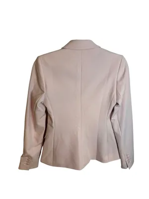 Express Baby Pink Editor Single Button Blazer thumbnail 2