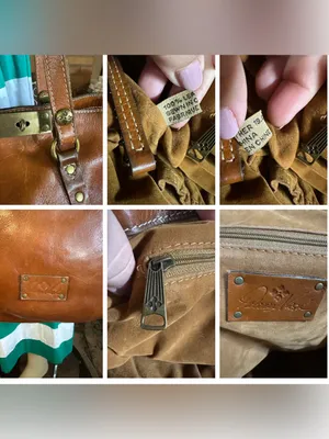 Patricia Nash Cognac Brown Leather Benvenuto Large Shoulder Bag thumbnail 12