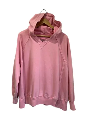 American Eagle Oversized Pink Distressed Sweater‎ Cotton Blend Casual Size Small thumbnail 1