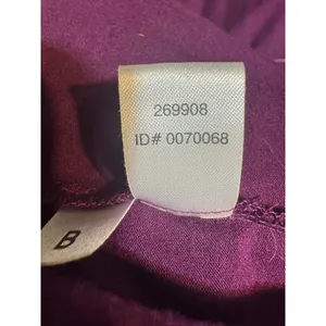 LOFT Cami Small Purple Aubergine Flowy Plunge Neck Tank Womens Large thumbnail 8