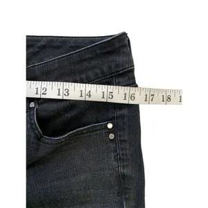 White House Black Market Women's Black Distressed Jeans thumbnail 6