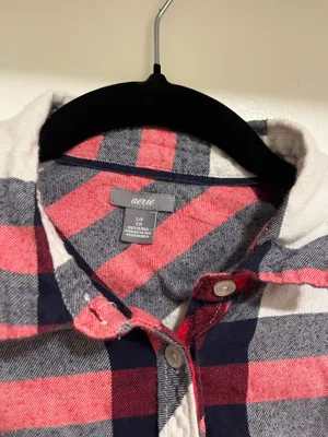 Aerie Flannel Shirt Button Down Plaid thumbnail 5