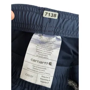 Carhartt Mens Regular Fit Navy Cargo Jogger Pants Nylon/Spandex With Drawstring thumbnail 2