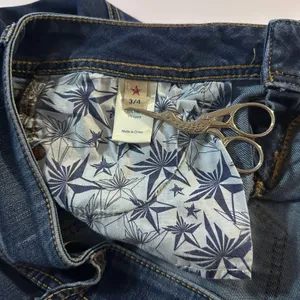 Peoples Liberation Bootcut Jeans Womens 3/4 (30X32) Low Rise Star Flap Pocket thumbnail 8