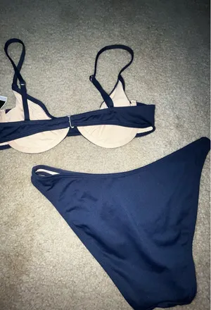 Cotton On Navy Bikini Set  thumbnail 2